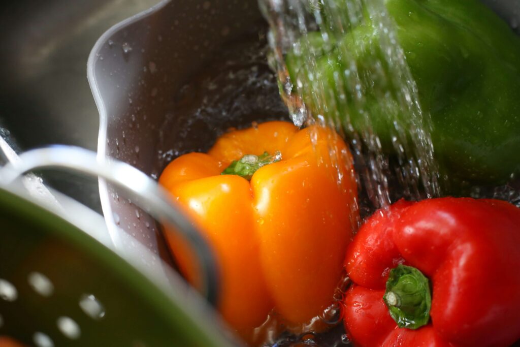 Watering Tomatoes